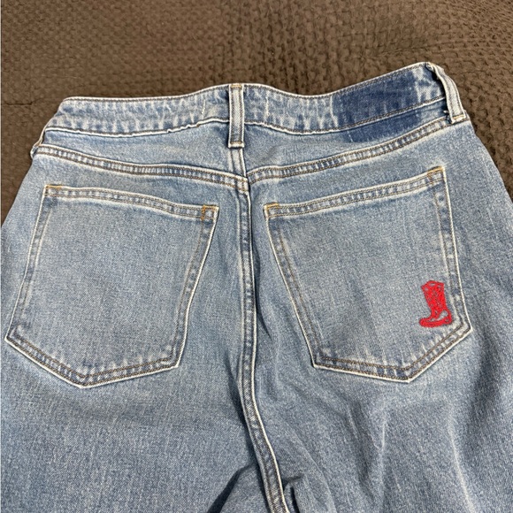 Abercrombie & Fitch Light Blue Straight Leg Jeans - Picture 3 of 3